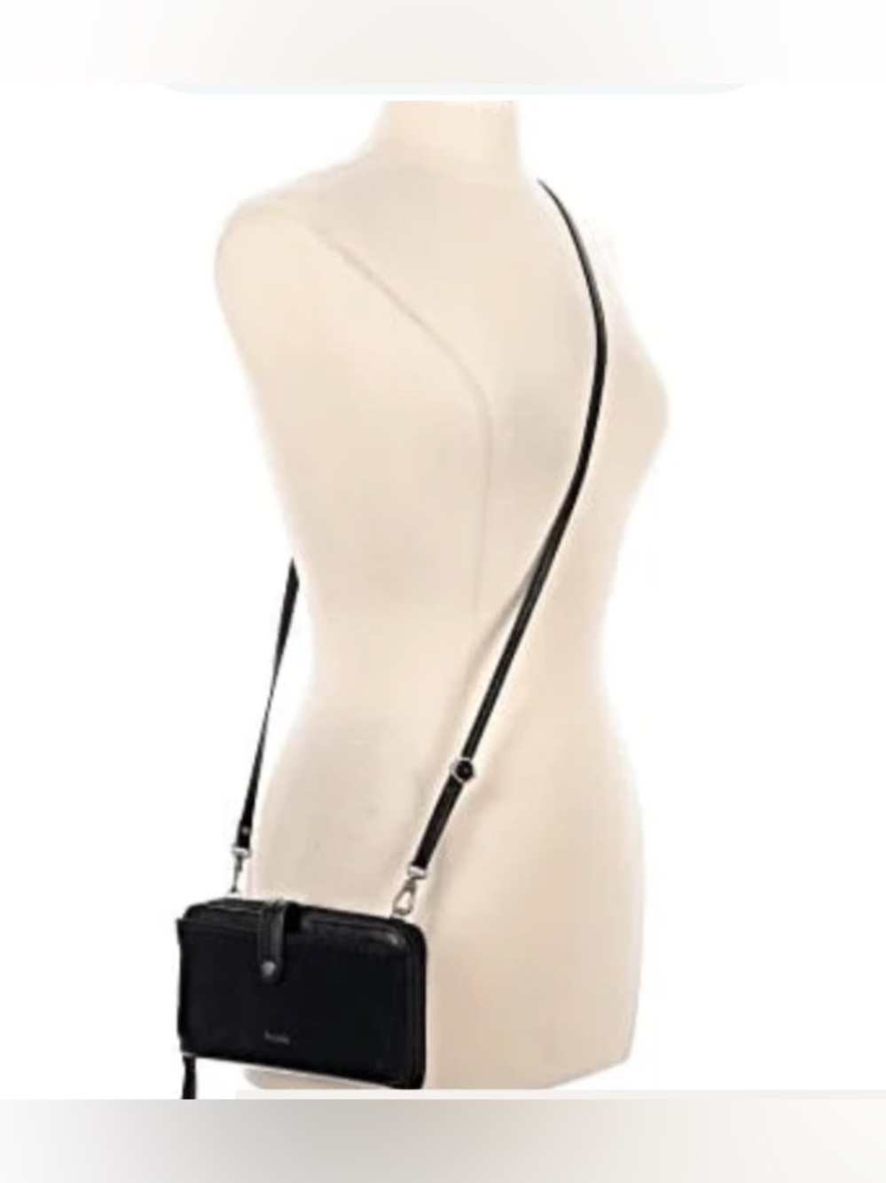 NWT The Sak Iris Large Smartphone Black Adjustable Crossbody Bag. Retails $99.